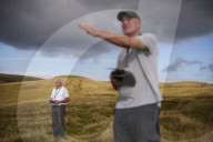 Gliders in Lancashire: model aircraft enthusiasts.
Guardian photojournalist Christopher Thomond spent some time with model aircraft enthusiasts who were launching their slope-soaring gliders off the hillside at Nick of Pendle.