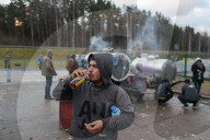 Migrants On Belarusian-Polish Border