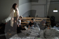 Migrants on Belarusian-Polish border