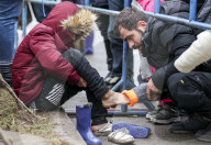 Migrants on Belarusian-Polish Border