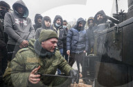 Migrants on Belarusian-Polish Border