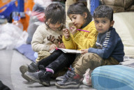 Migrants on Belarusian-Polish Border