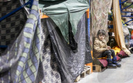 Migrants on Belarusian-Polish Border
