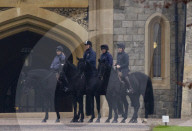 Andrew beim Ausritt durch den Park am Schloss Windsor