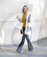 Laura Whitmore arrives at the BBC, New Broadcasting House.