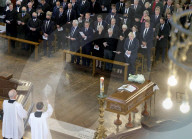Requiem Mass held In Westminster Cathedral for Sir David Amess