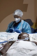 Covid-19 Intensive Care Unit At The Chu Hopital - Pointe-A-Pitre
