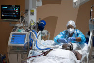 Covid-19 Intensive Care Unit At The Chu Hopital - Pointe-A-Pitre