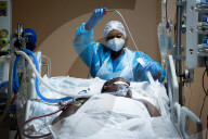 Covid-19 Intensive Care Unit At The Chu Hopital - Pointe-A-Pitre