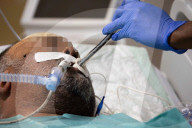 Covid-19 Intensive Care Unit At The Chu Hopital - Pointe-A-Pitre