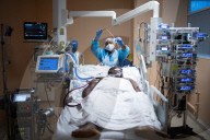 Covid-19 Intensive Care Unit At The Chu Hopital - Pointe-A-Pitre