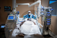 Covid-19 Intensive Care Unit At The Chu Hopital - Pointe-A-Pitre