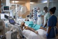 Covid-19 Intensive Care Unit At The Chu Hopital - Pointe-A-Pitre