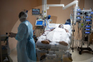 Covid-19 Intensive Care Unit At The Chu Hopital - Pointe-A-Pitre