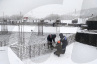 Coal-Fired Power Plant In Construction - Siberia