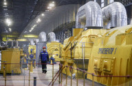 Coal-Fired Power Plant In Construction - Siberia