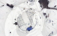 Coal-Fired Power Plant In Construction - Siberia