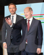 NEWS - Vorstellung des Ampel-Koalitionsvertrags in Berlin
