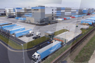 XR block Amazon warehouse near London