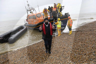 NEWS - Migranten an der Küste in Dungeness