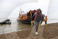 NEWS - Migranten an der Küste in Dungeness