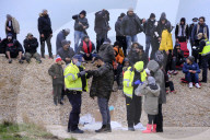 NEWS - Migranten an der Küste in Dungeness