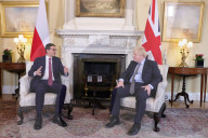 Prime Minister Boris Johnson meets Poland's Mateusz Morawiecki