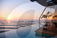 FEATURE - Der höchste 360-Grad-Infinity-Pool der Welt in 200 Metern Höhe ragt über Dubai