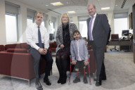 DPM Dominic Raab Meets Tony Hudgell with adopted parents
