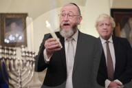 PM hosts Hannukah reception with Chief Rabbi & Israeli FM