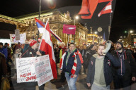 NEWS - Coronavirus:  Demonstration der Impfgegner in Wien