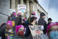 UK universities hit by strike action over pay and pensions. University College Union (UCU) picket line 