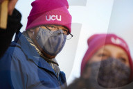 UK universities hit by strike action over pay and pensions. University College Union (UCU) picket line 