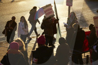 UK universities hit by strike action over pay and pensions. University College Union (UCU) picket line 