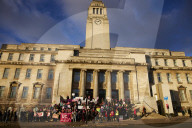 UK universities hit by strike action over pay and pensions. University College Union (UCU) picket line 