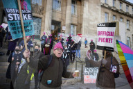UK universities hit by strike action over pay and pensions. University College Union (UCU) picket line 