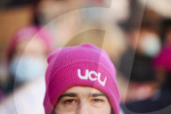 UK universities hit by strike action over pay and pensions. University College Union (UCU) picket line 