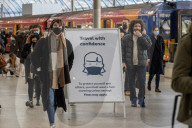 2nd day of compulsory face masks on public transport and shops