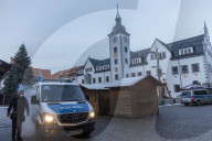 NEWS - Coronavirus: Corona-Proteste auf dem Marktplatz von Freiberg in Sachsen