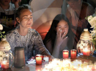 PEOPLE -  Laeticia Hallyday und Joy weinend am Grab von Johnny Hallyday in St. Barths