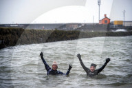 Folkestone is hit by 60mph winds and torrential rain, Storm Barra.