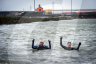 Folkestone is hit by 60mph winds and torrential rain, Storm Barra.