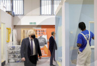 Prime Minister Boris Johnson visits HMP/YOI ISIS