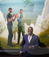 Kehinde Wiley exhibition at the National Gallery, Trafalgar Square, London