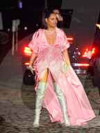 PEOPLE - Outside Arrivals for 2021 People`s Choice Awards