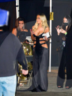 PEOPLE - Outside Arrivals for 2021 People`s Choice Awards