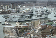 HMS Queen Elizabeth returns to Portsmouth