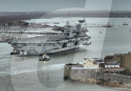 HMS Queen Elizabeth returns to Portsmouth