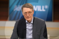 NEWS -  Der neue deutsche Gesundheitsminister Karl Lauterbach in der ARD Talkshow ANNE WILL