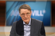 NEWS -  Der neue deutsche Gesundheitsminister Karl Lauterbach in der ARD Talkshow ANNE WILL